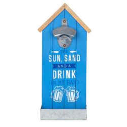Cocina Abridor botellas sun / sand Medidas: 30 cm x 4,5 cm x 14 cm  Material: MDF Peso neto: 290 grs.