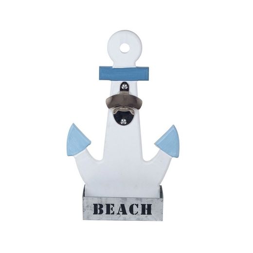 Keuken PROMOTIE anker bieropener Afmetingen: 33 cm x 6 cm x 20 cm Materiaal: Hout Netto gewicht: 370 grs.