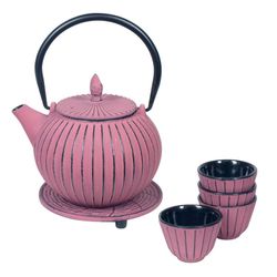 Cocina Set tetera 0,85l rosa 12 cm x 12,5 cm x 15,5 cm 22871 Signes Grimalt