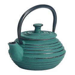 Cocina Tetera 0,3l Medidas: 8 cm x 11 cm x 12 cm  Material: Hierro Colado Peso neto: 680 grs.