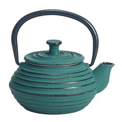 Cocina Tetera 0,3l Medidas: 8 cm x 11 cm x 12 cm  Material: Hierro Colado Peso neto: 680 grs.