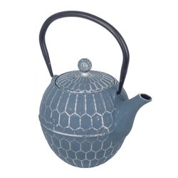 Cocina Tetera 1,3l Medidas: 15 cm x 14 cm x 17,5 cm  Material: Hierro Colado Peso neto: 1.690 grs.