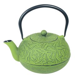 Cocina Tetera 1,8l.verde Medidas: 12 cm x 17,5 cm x 22,5 cm  Material: Hierro Colado Peso neto: 2.380 grs.