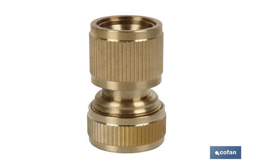 Conector Manguera Latón 3/4" (19 Mm)