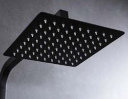 Imex svart Fiji-enkelspjälldusch