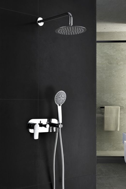 Set de douche encastré Italia inox. Imex