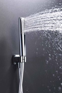 Conjunto de ducha empotrado Hidra cromo GPH035 Imex