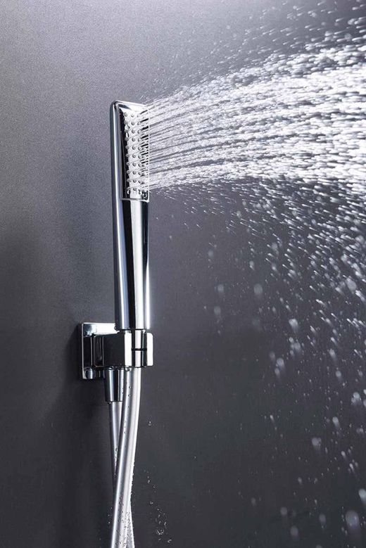 Conjunto de ducha empotrado Hidra cromo GPH035 Imex