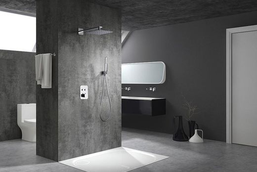 Madeira krom infälld duschuppsättning. Imex