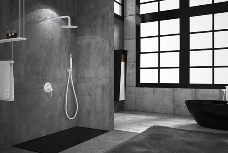 Conjunto de ducha empotrado Italia inox GPI013 Imex — Azulejossola