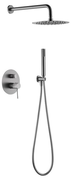 Conjunto de ducha empotrado Line Níquel cepillado GPD038-NQ Imex