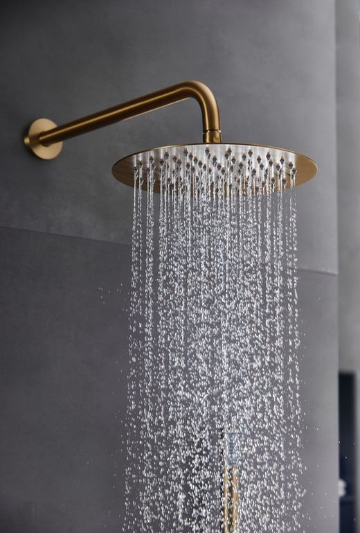 Monza ενσωματωμένο σετ ντους με ένα μοχλό από βουρτσισμένο χρυσό GPM039/OC Imex