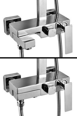 Ducha monomando Mitra Aquassent