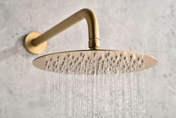 Monza built-in thermostatic shower set brushed gold GTM039/OC Imex