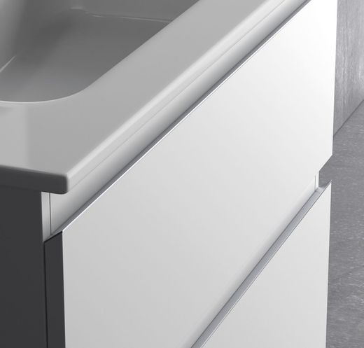 Bathroom furniture set with washbasin Carmen white Avila Dos