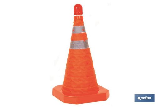 Cono Plegable S/Luz 40 Cms
