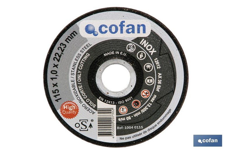 Confezione 50pz. disco da taglio inox depresso per smerigliatrice angolare  230x1,9mm Bosch - Giordanojolly