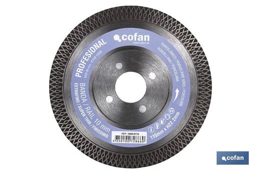 Disco Diamante Porcelanico Extrafino H-10Mm, 125Mm
