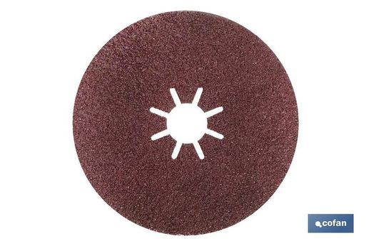 Disco in fibra 178 mm. - 24 grana