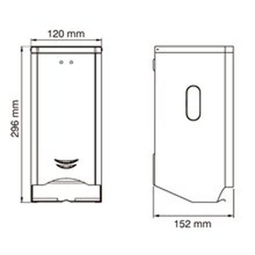 Standardowy dozownik papieru toaletowego - rolka papieru 2 sztuki Stal matowa czarna epoksydowa PR2784B Mediclinics