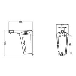 Zeepdispenser met drukknop AISI 304 RVS Bright DJ0110C Mediclinics