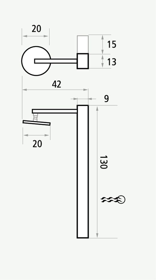 Grafika Oasis trädgårdsdusch