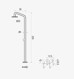 Doccia da giardino del Michigan