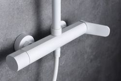 Ducha monomando Dinamarca blanco Imex