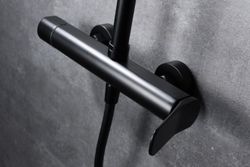 Imex svart Danmark enkelstång dusch