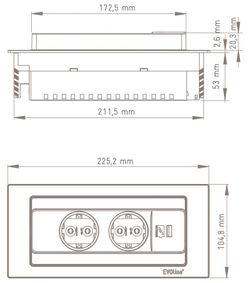 Tampa traseira de vidro branco fosco