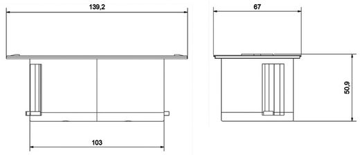 Duet βύσμα 2 βύσματα λευκό γυαλιστερό