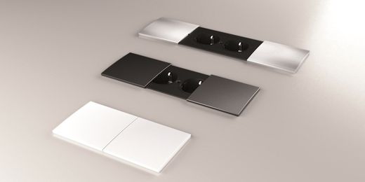 Duet βύσμα 2 βύσματα λευκό γυαλιστερό