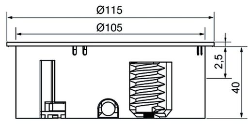 Duo βύσμα μαύρο ματ