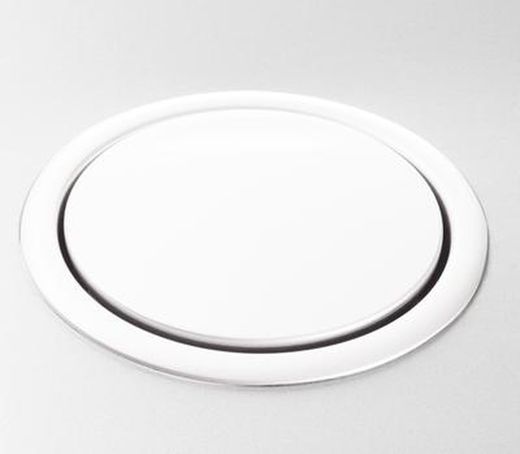 Wtyczka z gniazdem Evoline czerwona + lakierowana na biało usb