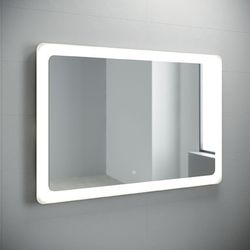 Espejo Loop luz led rectangular Avila Dos