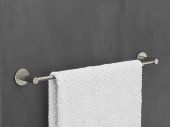 Essential 50Cm Toallero Black Gun Metal Medimex