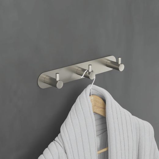 Essential Percha Triple Niquel Cepillado Medimex