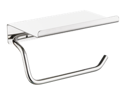 Essential Portarrollos Con Repisa Cromo