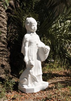 Garden Figurine Little Red Riding Hood Verniprens