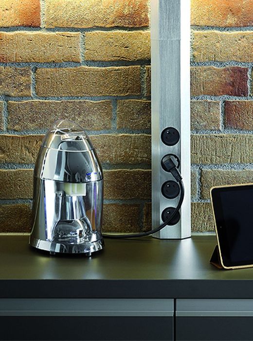 Framtida uttag i rostfritt stål, fyra uttag