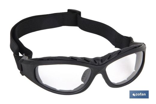4 In 1 Padded Dark Safety Glasses