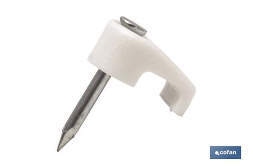 Zszywka z tworzywa sztucznego do kabla płaskiego 7,3X4,1Mm