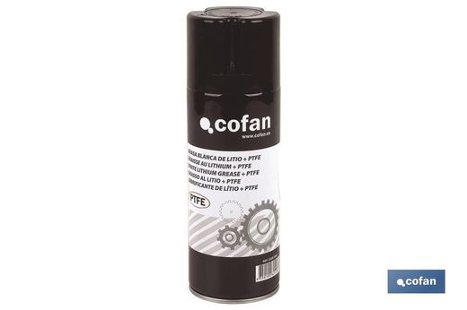 Vitt litiumfett + Ptfe 400 ml