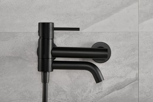 Baterie łazienkowe i prysznicowe Monza czarne matowe BDM039-4NG Imex