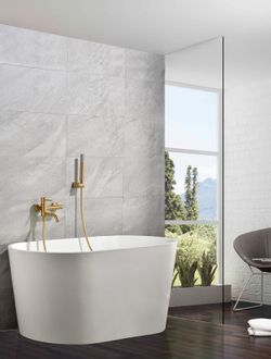 Monza badrums- och duschblandare i borstat guld BDM039-4OC Imex