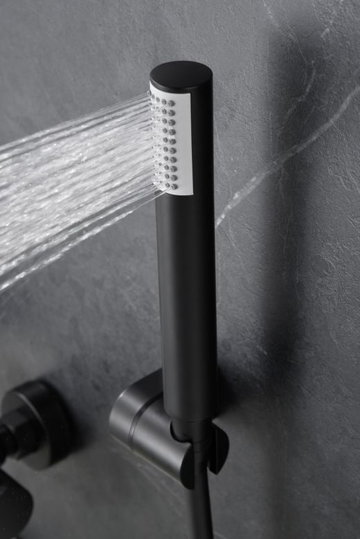 Θερμοστατικές βρύσες μπάνιου και ντους Genoa Matt black BTG053-4NG Imex