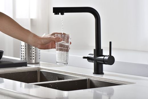 Grifería de cocina Marsella negro Ref. GOS004/NG Imex