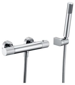 Grifería de ducha termostática Line cromo BTD038-5 Imex