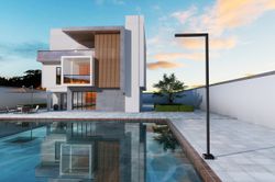 Grifería de piscina Alabama negro mate acero inoxidable S.316