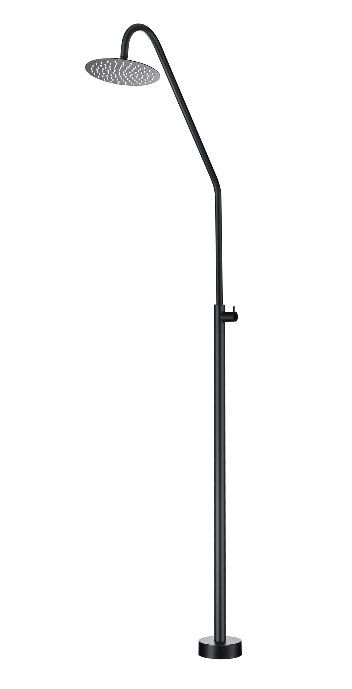 Grifería de piscina Alaska negro mate acero inoxidable S.316